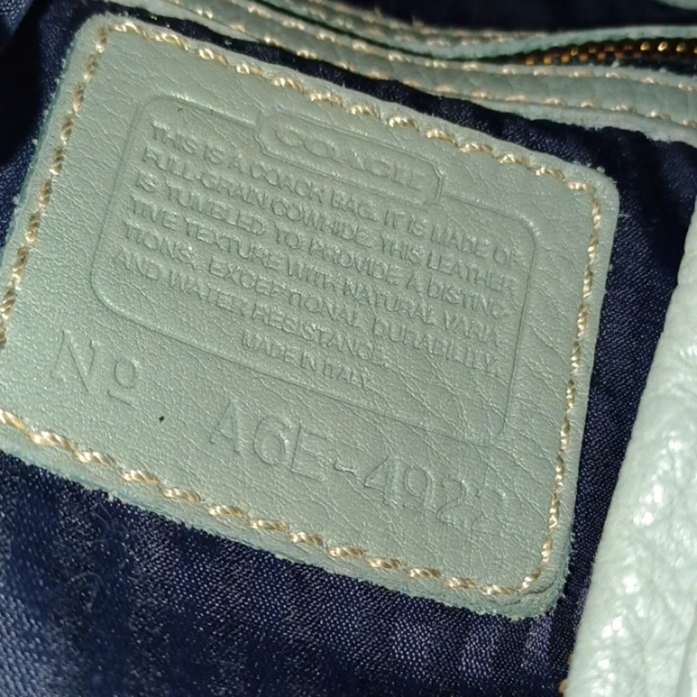 Coach Vintage A6E4922 Sonoma Leather Pebbled Backpack Purse Sling Bag DUST BAG - Picture 8 of 16